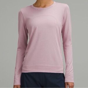 Lululemon Swiftly Relaxed Long-Sleeve pink Shirt size 6